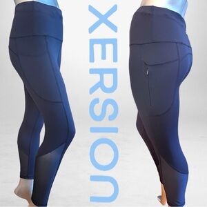 Xersion EverContour Womens High Rise Ankle Quick Dry Leggings Small 7/8